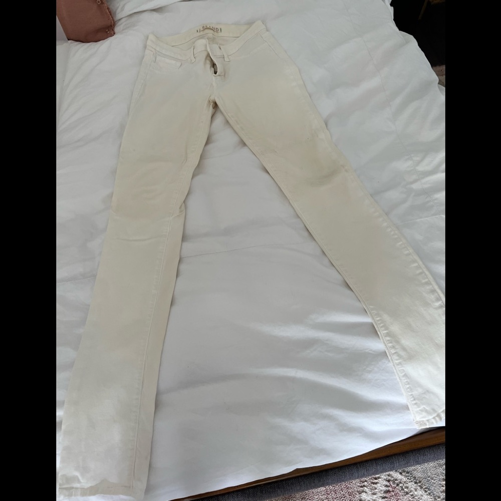J brand white jeans